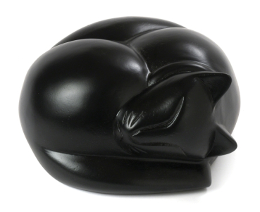 Preview: Katzenurne Holz, 0,3 Liter, versch. Farben Preview: Katzenurne Holz in schwarz